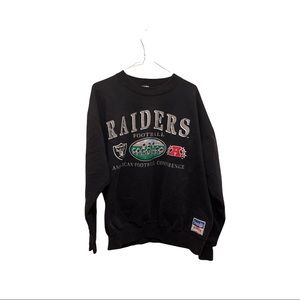 Vintage Raiders sweatshirt nutmeg mills